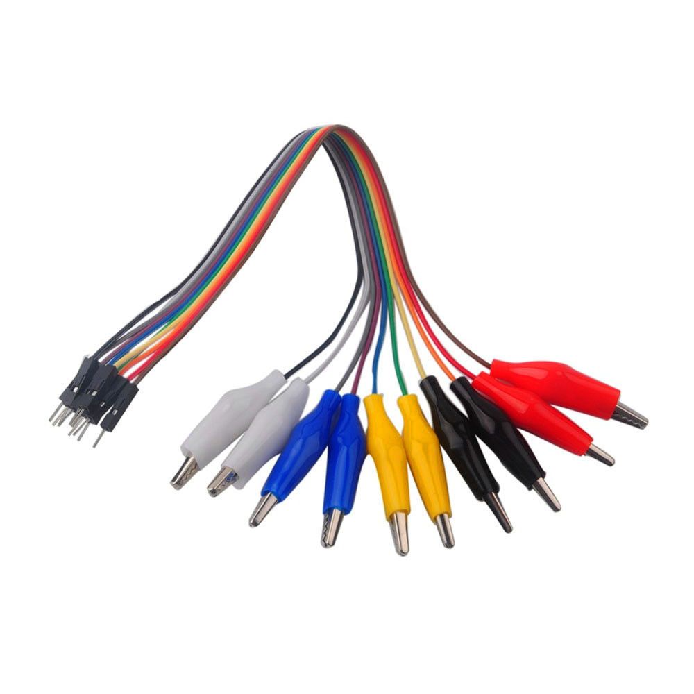 Cables con pinzas de cocodrilo para Capacitive Touch HAT - KUBII