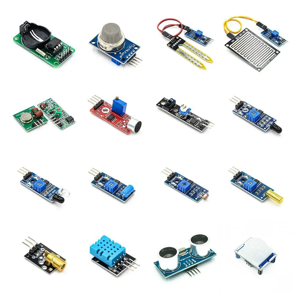 Kit Sensores Para Arduino Intermedio Bricogeek Bricogeek