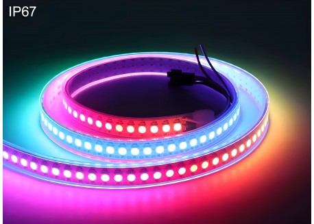 Tira LED RGB WS2812 5V IP67 (144 leds/metro - 1 metro)