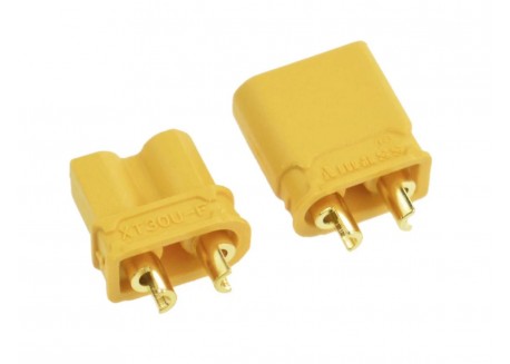 Conectores XT30 macho y hembra