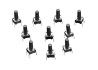 Pack 10 pulsadores altos (6mm)