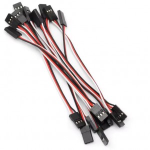 Cables extensores para servos (100mm) 10 unidades