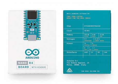 Arduino Nano R4 con pines