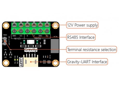 Convertidor de señal RS485 a UART (Aislado)