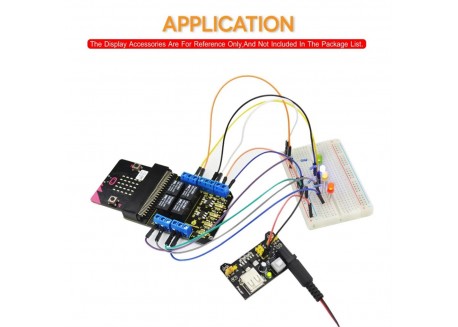 Keyestudio Shield con 4 relés para micro:bit