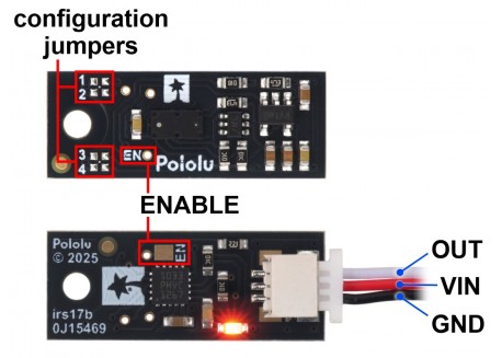 Sensor de distancia por pulsos con conector (100 cm)