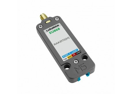 M5Stack LoRaWAN Unit EU868 (STM32WLE5) con antena
