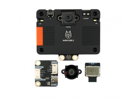 HUSKYLENS 2 PLUS: Kit cámara visión artificial y accesorios