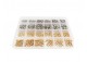 Kit insertos para plástico y tornillos (M2/M2.5/M3/M4) 1050 unidades