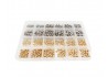 Kit insertos para plástico y tornillos (M2/M2.5/M3/M4) 1050 unidades