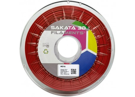 Filamento PET-G 1Kg - Rojo (1.75mm)