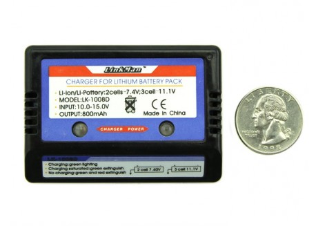 Mini cargador de baterías LiPo (2-3S)
