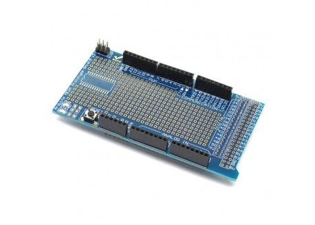 Protoshield kit Arduino MEGA 2560 con breadboard