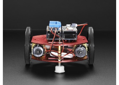 Kit chasis robot redondo con motores (2WD)