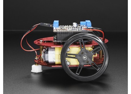 Kit chasis robot redondo con motores (2WD)