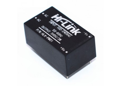 Mini transformador 220V, 5V, HLK-PM01