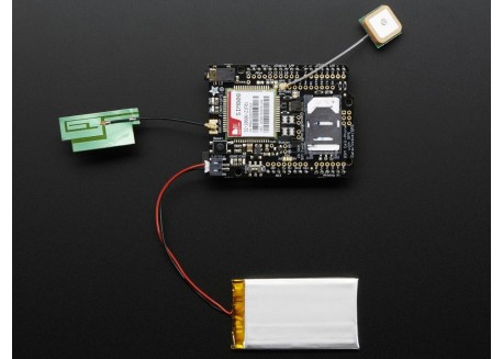Adafruit FONA 808 Shield (GSM + GPS) para Arduino