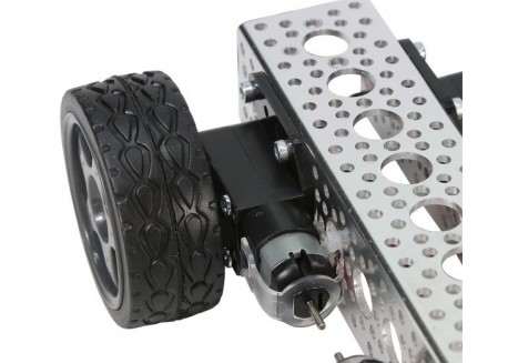 Kit ruedas de goma con taco 64mm (2 unidades)