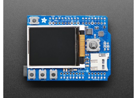 Adafruit color TFT shield con microSD y Joystick