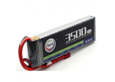 Batería Lipo 3500mAh 2S 25C, 7.4V