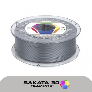 Filamento PLA 850 1Kg - Silver (Plata). Sakata 3D