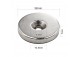 Disco Magnético de Neodimio Avellanado - 32x5mm