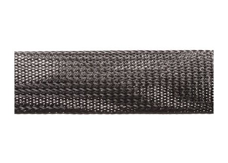 Malla negra recogecables (10mm/1.25m)