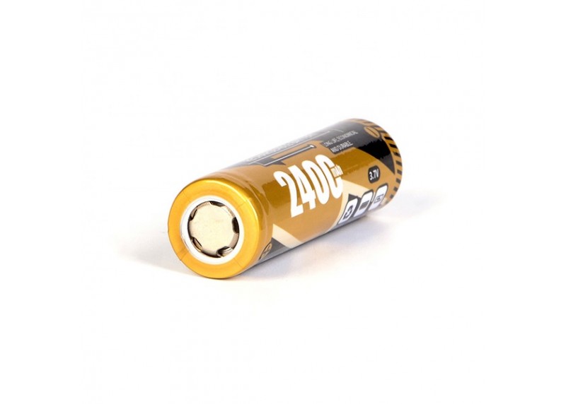 Linterna LED 18650 3.7V 1800mAh batería recargable de cilindro