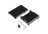 2 en 1, Carcasa y Disipador de aluminio para Raspberry Pi 4 - Negro