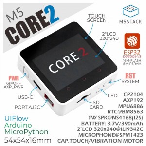 M5Stack - ESP32 Core2 IoT