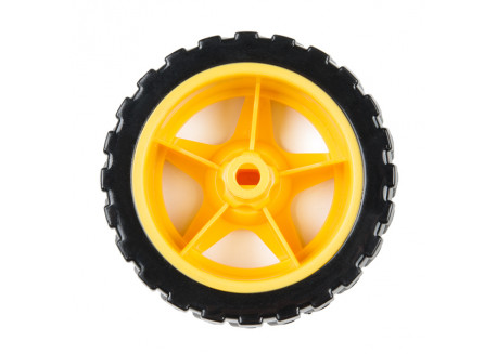Pareja de ruedas 65mm - Amarillo