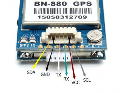 GPS GLONASS Dual BN-880 con antena