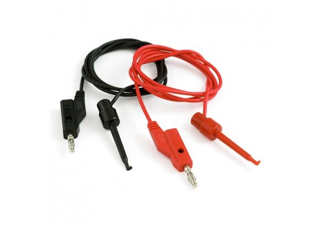 Cables banana con pinza