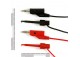Cables banana con pinza