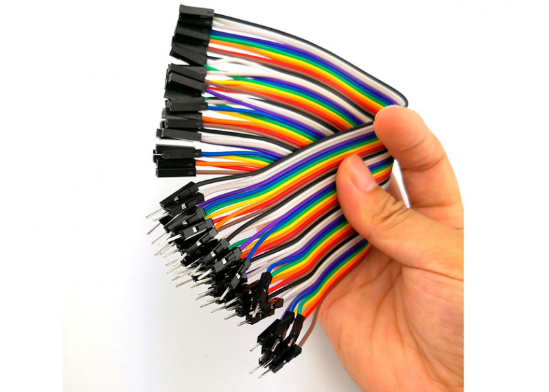 40 cables dupont macho / hembra 40cm – Novatronic