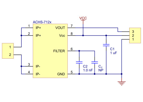 Sensor de corriente ACHS-71 - 30A