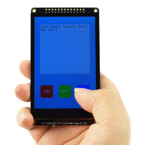 Pantalla LCD táctil capacitiva Fermion 480x320