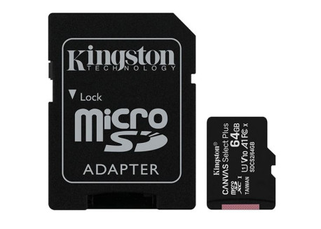 Memoria MicroSD 64GB (Clase 10)