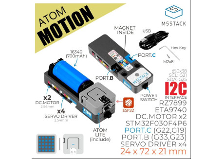 M5Stack: ATOM Motion Kit (STM32)