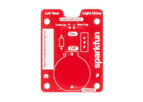 SparkFun Flashlight: Kit de iniciación a la soldadura con estaño