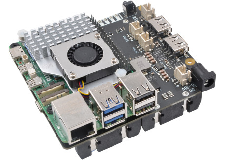 UPS HAT para Raspberry Pi 5 con batería 18650 (5A)