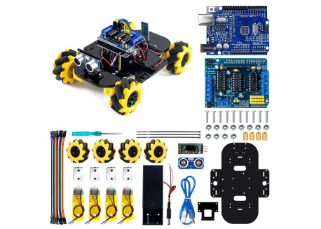 Kit robot 4WD omniwheel para Arduino