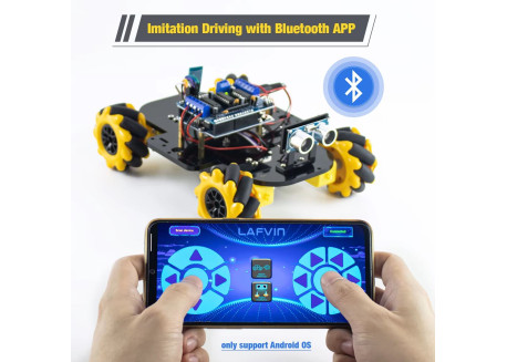 Kit robot 4WD omniwheel para Arduino