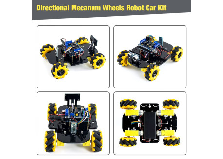 Kit robot 4WD omniwheel para Arduino