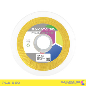 Filamento PLA 850 1Kg - Amarillo - Sakata 3D