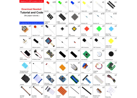 Raspberry Pi Starter Kit Ultimate (104 Proyectos)