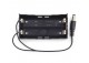Base para baterías 2x18650 con conector jack